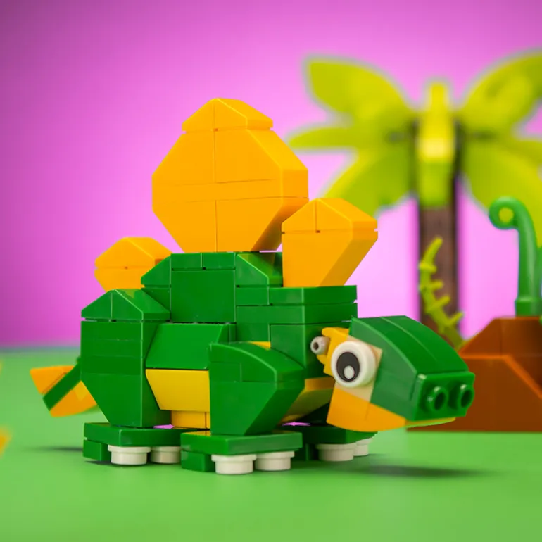 The Brick Show Shop LEGO Stegosaurus - Custom LEGO Dinosaur Set