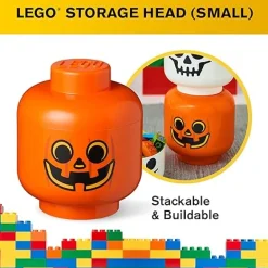 The Brick Show Shop LEGO Storage Head Small Pumpkin 40311729
