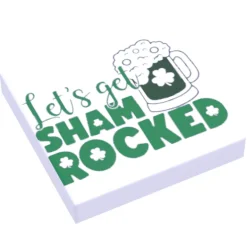The Brick Show Shop Let's Get Shamrocked St. Patrick's Day - B3 Customs® Printed 2X2 Tile