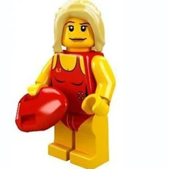 The Brick Show Shop Lifeguard - Series 2 LEGO Collectible Minifigure (2010)