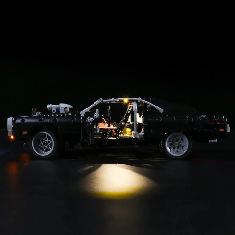 The Brick Show Shop Lights for LEGO Dom's Dodge Charger Set (42111) - BriksMax