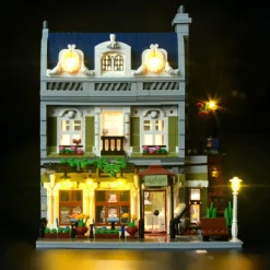 The Brick Show Shop Lights for LEGO Parisian Restaurant Set (10243) - Lighttailing
