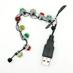 The Brick Show Shop Light-Up Christmas Lights Strand for LEGO Layouts