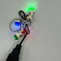 The Brick Show Shop Light-Up Christmas Lights Strand (USB 5 Lights) for LEGO set 10199