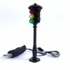 The Brick Show Shop Light-Up Double Traffic Light for LEGO Layouts