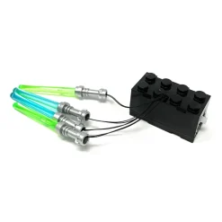 The Brick Show Shop Light-Up Lightsabers for LEGO General Grievous Minifigure