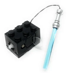 The Brick Show Shop Light-Up Minifigure Lightsaber (Blue) - Custom LEGO