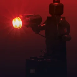 The Brick Show Shop Light-Up Minifigure Lightsaber (Red) - Custom LEGO