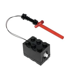 The Brick Show Shop Light-Up Minifigure Lightsaber (Red) - Custom LEGO