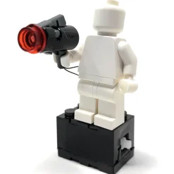 The Brick Show Shop Light-Up Minifigure Lightsaber (Red) - Custom LEGO