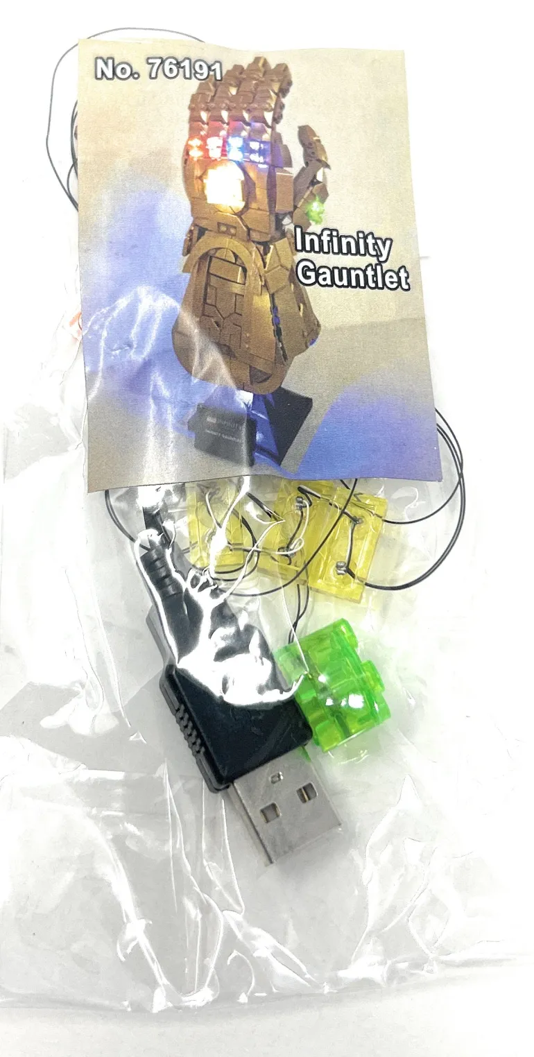 The Brick Show Shop Light-Up 2x3 Brick (Flashing Multi Colored Light) - Compatible w/ LEGO