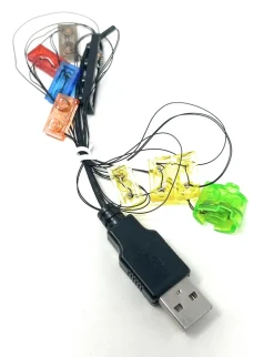 The Brick Show Shop Light-Up 2x3 Brick (Flashing Multi Colored Light) - Compatible w/ LEGO
