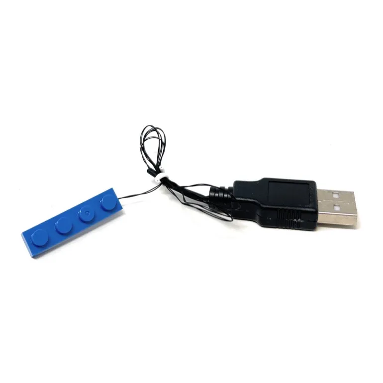 The Brick Show Shop Light-Up 1x4 Plate (USB) - LEGO Compatible
