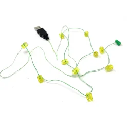 The Brick Show Shop Light-Up Yellow Christmas Tree Lights (10199/10249) for LEGO Layouts