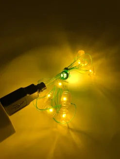 The Brick Show Shop Light-Up Yellow Christmas Tree Lights (10199/10249) for LEGO Layouts