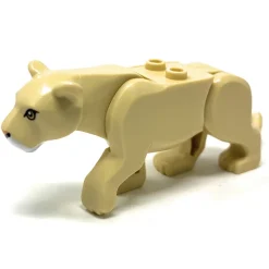 The Brick Show Shop Lioness (Tan) - Official LEGO® Minifigure / Part