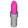 The Brick Show Shop Lipstick with Light Bluish Gray Handle - Official LEGO® Part