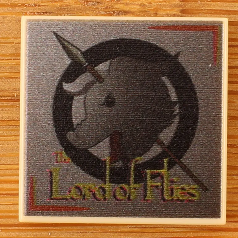 The Brick Show Shop Lord of the Flies - Custom Book (2x2 Tile)