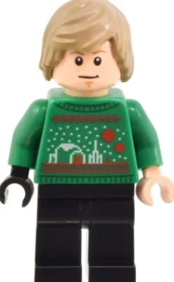 The Brick Show Shop Luke Skywalker (Advent, Christmas Sweater) - LEGO Star Wars Minifigure