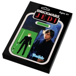 The Brick Show Shop Luke Vintage Action Figure Tile (2x3) made from LEGO parts