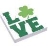 The Brick Show Shop L☘️VE St. Patrick's Day - B3 Customs® Printed 2X2 Tile