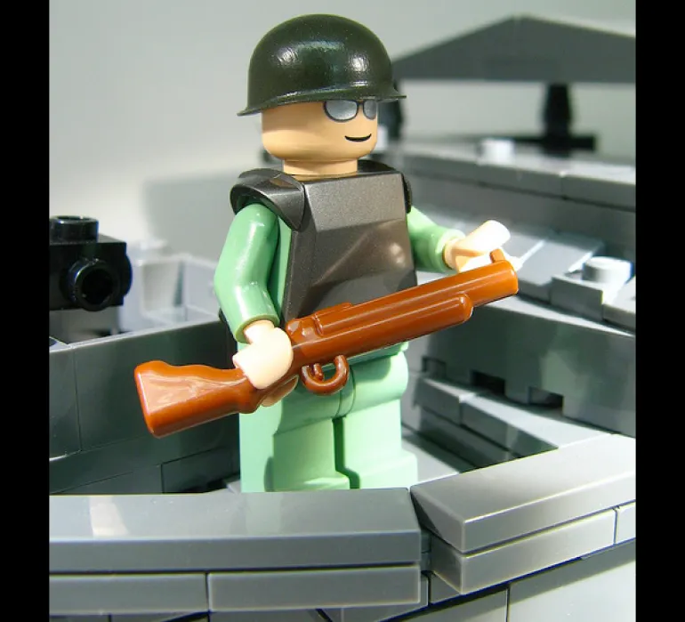 The Brick Show Shop M79 Bloop Gun (Vietnam War) for LEGO Minifigures, BrickArms