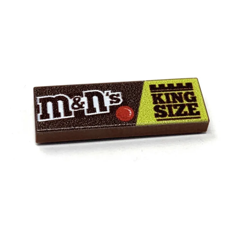 The Brick Show Shop M&N's (Plain) Candy (King Size) - B3 Customs® Printed 1x3 Tile