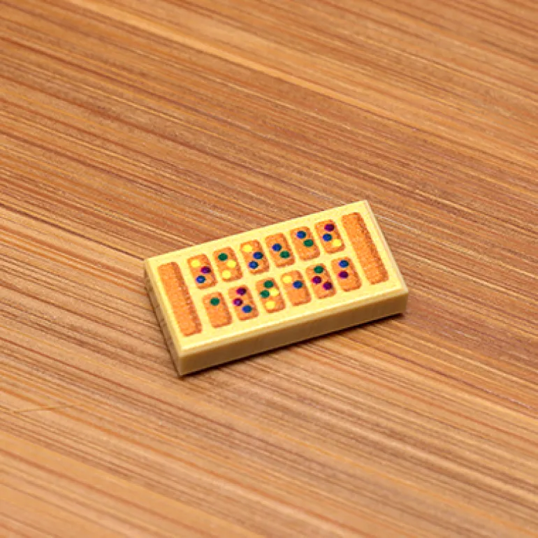 The Brick Show Shop Mancala - Custom Printed 1x2 Tile