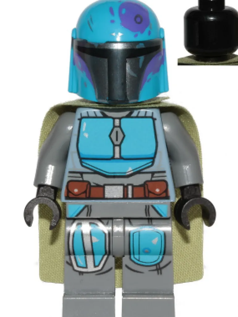 The Brick Show Shop Mandalorian Warrior (Blue/Gray) - LEGO Star Wars Minifigure (2020)