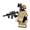 The Brick Show Shop Marine Corps Desert MARPAT Chemical Warfare Soldier - Custom LEGO Mili