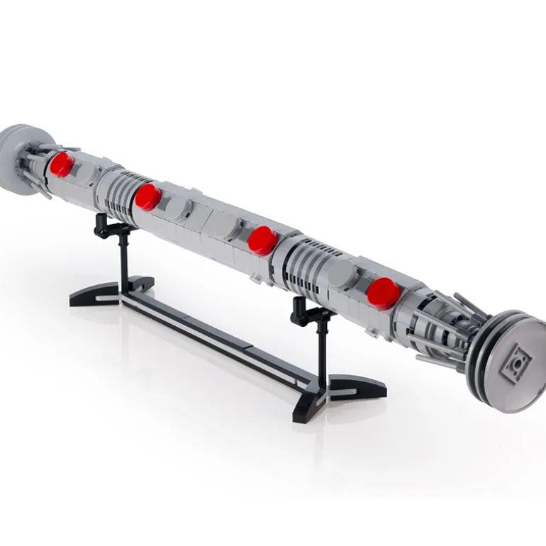 The Brick Show Shop Maul Saber w/ Stand - Custom MOC made with LEGO bricks
