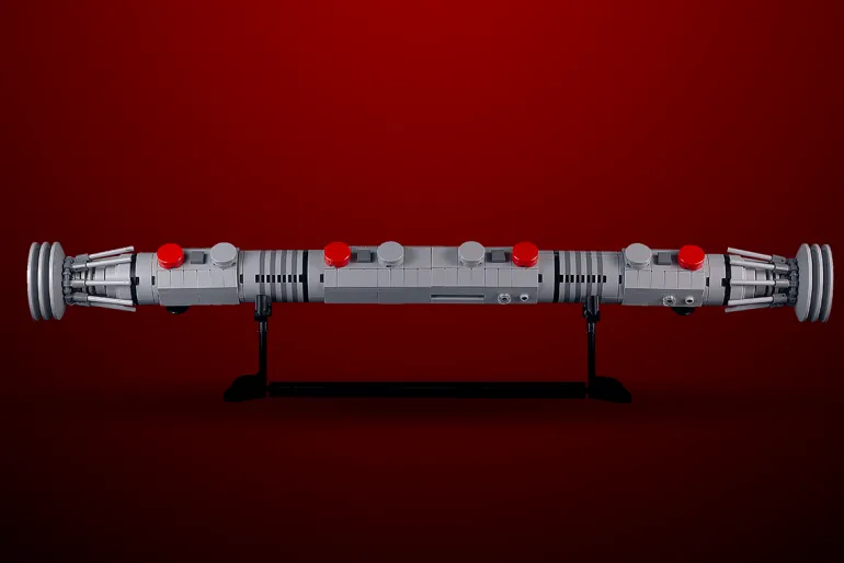 The Brick Show Shop Maul Saber w/ Stand - Custom MOC made with LEGO bricks