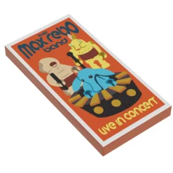 The Brick Show Shop Max Rebo in Concert Poster (2x4 Tile) - B3 Customs made using LEGO parts
