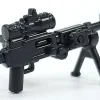 The Brick Show Shop M240B-USMC w/PEQ + Bipod & Ammo Can for LEGO Minifigures, BrickArms