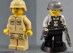 The Brick Show Shop MCH BrickArms Modern Combat Helmet for LEGO Minifigures