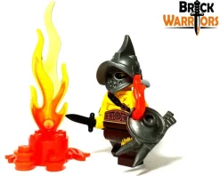 The Brick Show Shop Medieval Buckler Shield - LEGO Minifigure Compatible (Brick Warriors)