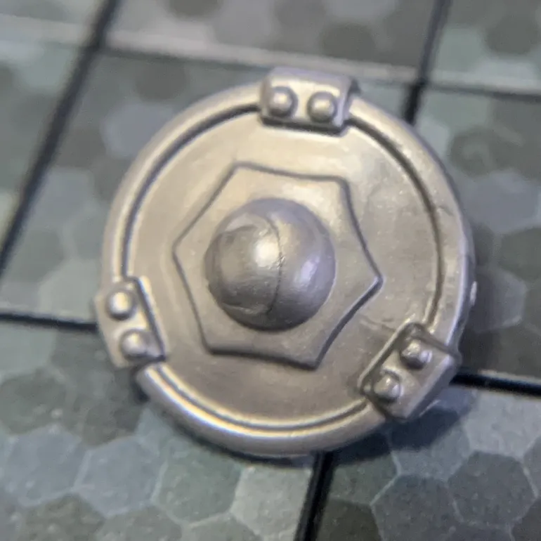 The Brick Show Shop Medieval Buckler Shield - LEGO Minifigure Compatible (Brick Warriors)