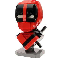 The Brick Show Shop Mercenary Bust - Custom MOC made using LEGO parts