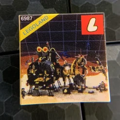 The Brick Show Shop Message Intercept Base Blacktron Set 6987 - Custom Printed 2x2 Tile