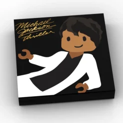 The Brick Show Shop Michael Stack'em, Builder - B3 Customs ® Music Album Cover (2x2 Tile)