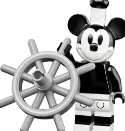 The Brick Show Shop Mickey Mouse, Steamboat Willie (Vintage) - LEGO Disney Collectible Min