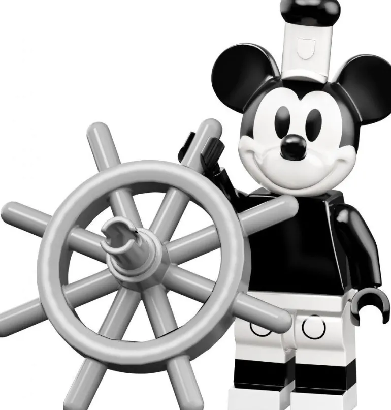 The Brick Show Shop Mickey Mouse, Steamboat Willie (Vintage) - LEGO Disney Collectible Min