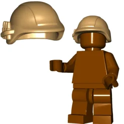 The Brick Show Shop Military Helmet Brick Warriors - LEGO Compatible