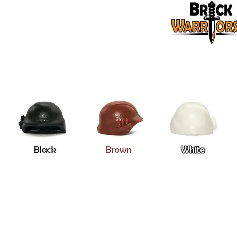 The Brick Show Shop Military Helmet Brick Warriors - LEGO Compatible