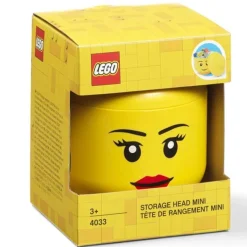 The Brick Show Shop Mini Girl LEGO Storage Head - Room Copenhagen