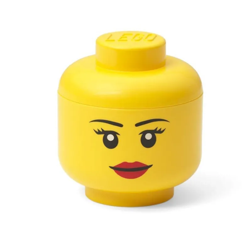 The Brick Show Shop Mini Girl LEGO Storage Head - Room Copenhagen