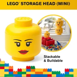 The Brick Show Shop Mini Girl LEGO Storage Head - Room Copenhagen