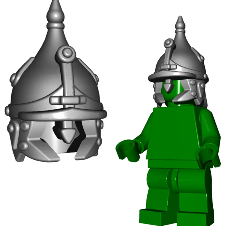 The Brick Show Shop Minifigure Arabian Helmet, Brick Warriors - LEGO Minifigure Compatible