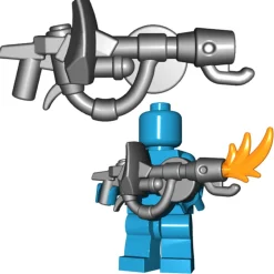 The Brick Show Shop Minifigure Brick Warriors Fire Breather Weapon - LEGO Compatible