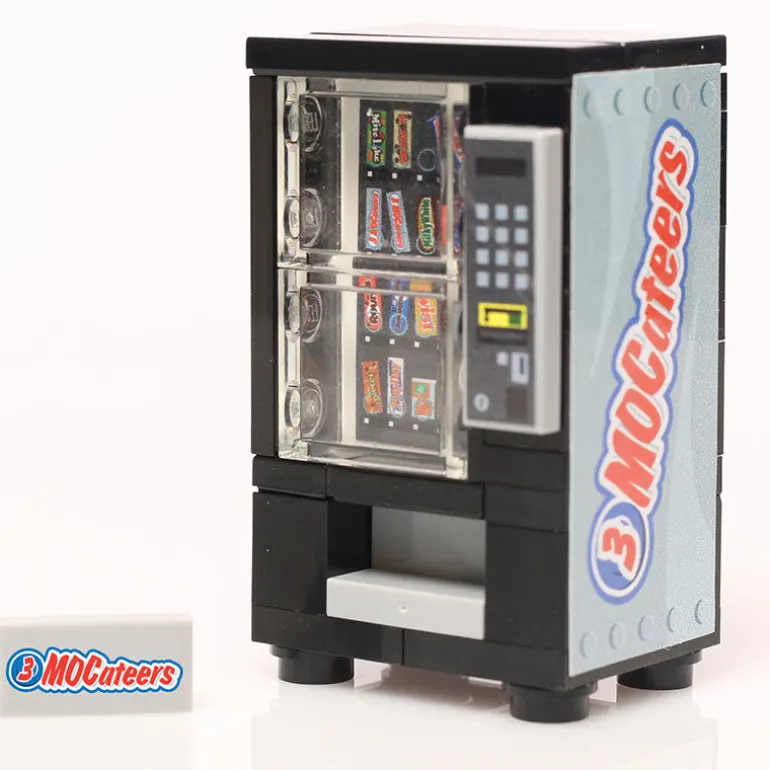 The Brick Show Shop 3 MOCateers - B3 Customs® Candy Bar Vending Machine made using LEGO pa